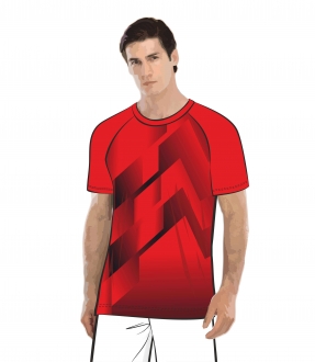 Футболка с коротким рукавом 206 красная